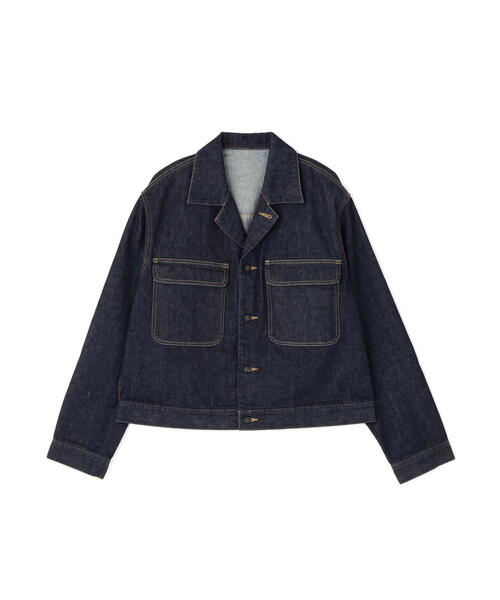 Toironier（トワロニエ）の「Toironier/トワロニエ/Denim Trucker Jacket（デニムジャケット・メンズ・その他4/ブラック・2/1）」の7枚目の写真