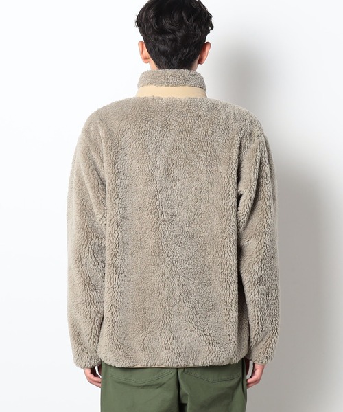 Grand PARK(グランドパーク)の「マイクロフリースボンディングジップブルゾン(ブルゾン・メンズ・ブラック/ベージュ・MEDIUM/LARGE)」の9枚目の写真