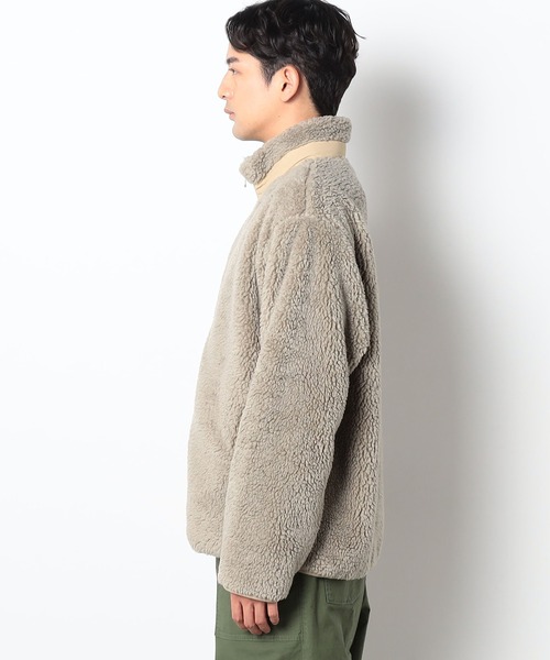 Grand PARK(グランドパーク)の「マイクロフリースボンディングジップブルゾン(ブルゾン・メンズ・ブラック/ベージュ・MEDIUM/LARGE)」の10枚目の写真