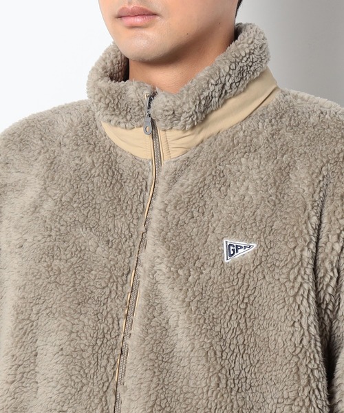 Grand PARK(グランドパーク)の「マイクロフリースボンディングジップブルゾン(ブルゾン・メンズ・ブラック/ベージュ・MEDIUM/LARGE)」の11枚目の写真