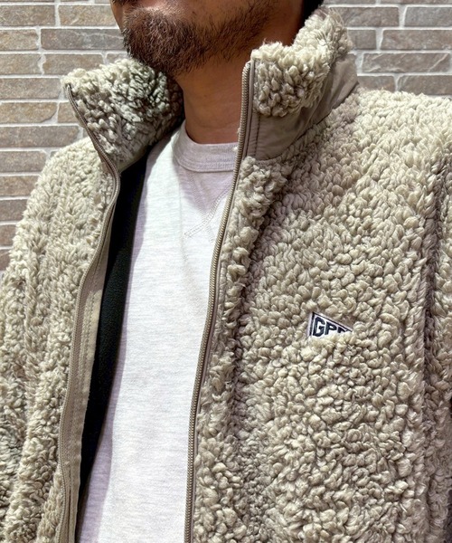 Grand PARK(グランドパーク)の「マイクロフリースボンディングジップブルゾン(ブルゾン・メンズ・ブラック/ベージュ・MEDIUM/LARGE)」の20枚目の写真