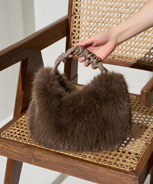 ハンドバッグ ファーハンドBAG