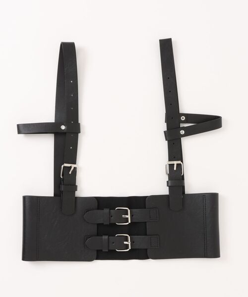 カヤ(カヤ)の「【カヤ】たすき帯ベルト(ベルト・レディース・ブラック/ブラウン・FREE)」の1枚目の写真