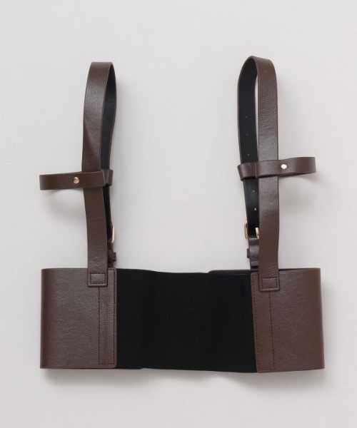 カヤ(カヤ)の「【カヤ】たすき帯ベルト(ベルト・レディース・ブラック/ブラウン・FREE)」の6枚目の写真