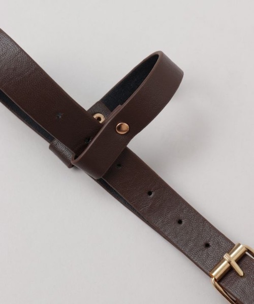 カヤ(カヤ)の「【カヤ】たすき帯ベルト(ベルト・レディース・ブラック/ブラウン・FREE)」の7枚目の写真