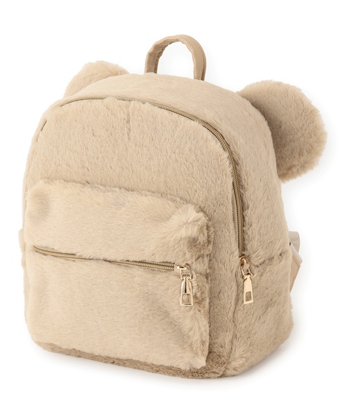 by LOVEiT（バイラビット）の「クマ耳リュック（バックパック/リュック・キッズ・ベージュ/ピンク/グレー・F）」の7枚目の写真