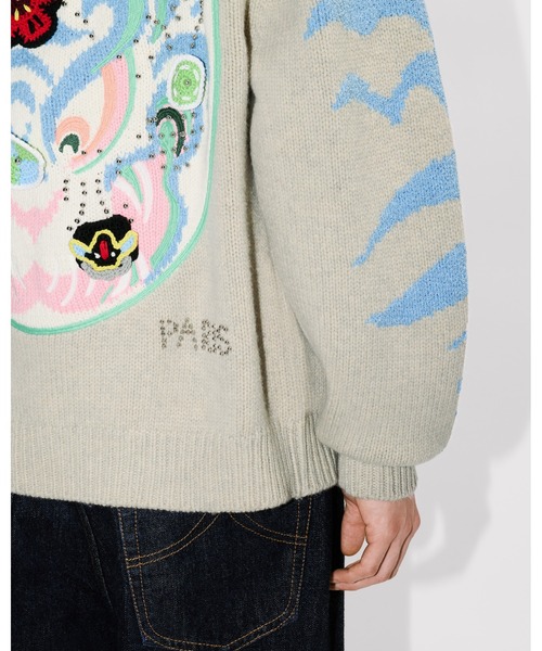 KENZO(ケンゾー)の「KENZO Pachinko' エンブロイド カーディガン(カーディガン/ボレロ・メンズ・グレー系その他・MEDIUM/SMALL/LARGE)」の3枚目の写真