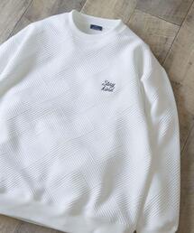 ITEMS URBANRESEARCH | 刺繍ジャカードロングスリーブカットソー(スウェット)