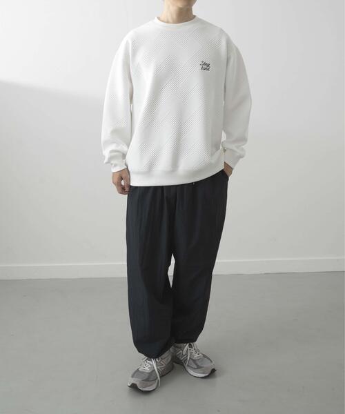 ITEMS URBANRESEARCH（アイテムズ アーバンリサーチ）の「刺繍ジャカードロングスリーブカットソー（スウェット・メンズ・ベージュ系その他/ブラウン/ホワイト/ブラック/ベージュ/グリーン系その他・LARGE/MEDIUM）」の12枚目の写真