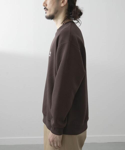 ITEMS URBANRESEARCH（アイテムズ アーバンリサーチ）の「刺繍ジャカードロングスリーブカットソー（スウェット・メンズ・ベージュ系その他/ブラウン/ホワイト/ブラック/ベージュ/グリーン系その他・LARGE/MEDIUM）」の17枚目の写真