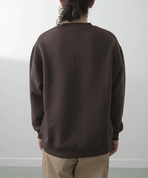 ITEMS URBANRESEARCH（アイテムズ アーバンリサーチ）の「刺繍ジャカードロングスリーブカットソー（スウェット・メンズ・ベージュ系その他/ブラウン/ホワイト/ブラック/ベージュ/グリーン系その他・LARGE/MEDIUM）」の18枚目の写真