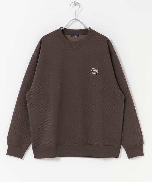 ITEMS URBANRESEARCH（アイテムズ アーバンリサーチ）の「刺繍ジャカードロングスリーブカットソー（スウェット・メンズ・ベージュ系その他/ブラウン/ホワイト/ブラック/ベージュ/グリーン系その他・LARGE/MEDIUM）」の19枚目の写真