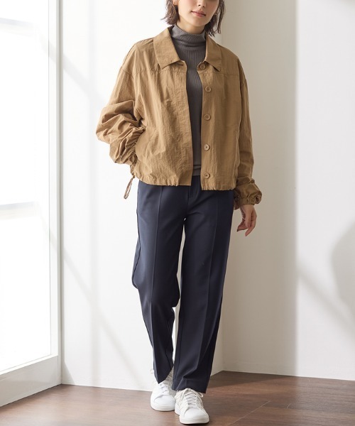 Tuche(トゥシェ)の「Tuche/トゥシェ ストレートパンツ 裏起毛 ストレッチ(その他パンツ・レディース・ダークネイビー/チャコールグレー/グレー系その他/ブラック・LARGE/MEDIUM)」の1枚目の写真