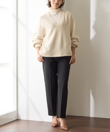 Tuche/トゥシェ ストレートパンツ 裏起毛 ストレッチ