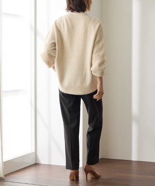 Tuche(トゥシェ)の「Tuche/トゥシェ ストレートパンツ 裏起毛 ストレッチ(その他パンツ・レディース・ダークネイビー/チャコールグレー/グレー系その他/ブラック・LARGE/MEDIUM)」の7枚目の写真