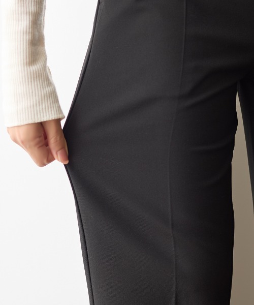 Tuche(トゥシェ)の「Tuche/トゥシェ ストレートパンツ 裏起毛 ストレッチ(その他パンツ・レディース・ダークネイビー/チャコールグレー/グレー系その他/ブラック・LARGE/MEDIUM)」の12枚目の写真