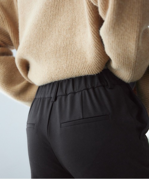 Tuche(トゥシェ)の「Tuche/トゥシェ ストレートパンツ 裏起毛 ストレッチ(その他パンツ・レディース・ダークネイビー/チャコールグレー/グレー系その他/ブラック・LARGE/MEDIUM)」の10枚目の写真
