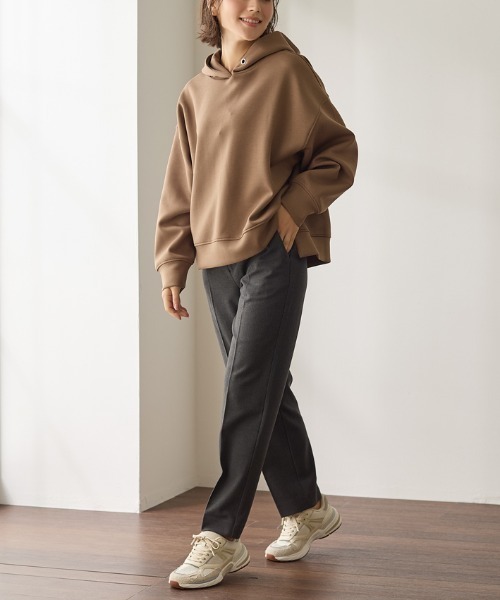 Tuche(トゥシェ)の「Tuche/トゥシェ ストレートパンツ 裏起毛 ストレッチ(その他パンツ・レディース・ダークネイビー/チャコールグレー/グレー系その他/ブラック・LARGE/MEDIUM)」の18枚目の写真