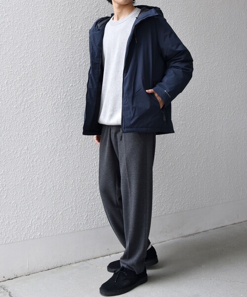 SHIPS any:〈撥水/防風等〉多機能 ダウン フード ブルゾン 25AW