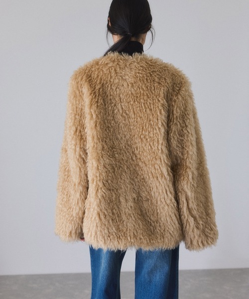 Steiffファーコート（その他アウター）｜ADAM ET ROPE'（アダムエロペ