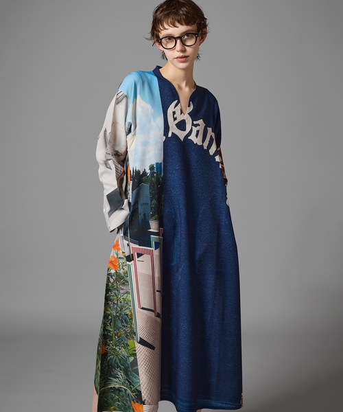 NON TOKYO(ノントーキョー)の「DIRECT PRINT PULLOVER ONE-PIECE(ワンピース・レディース・カラフル/マルチ・FREE)」の2枚目の写真