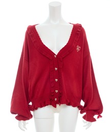 Secret Honey | ワンポイント刺繍Vカーディガン(ニット/セーター)