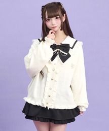 Secret Honey | ワンポイント刺繍Vカーディガン(ニット/セーター)