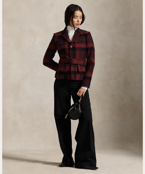 ベルテッド ツイード ジャケット（テーラードジャケット）｜POLO RALPH