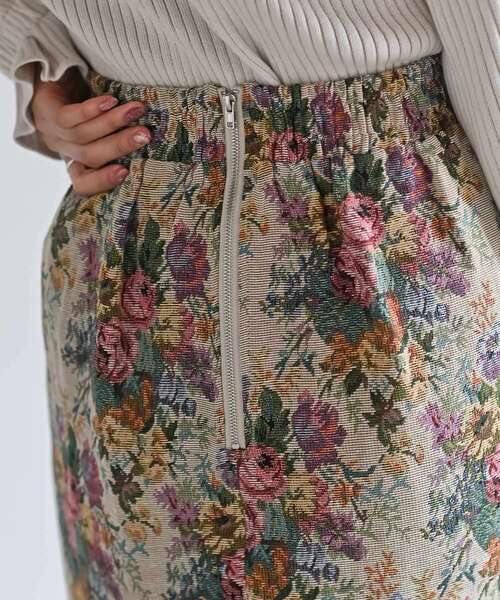 rps（アールピーエス）の「ゴブランタイトスカート（スカート・レディース・ブラック/ブラウン/アイボリー/ブラック系その他2・フリー）」の12枚目の写真