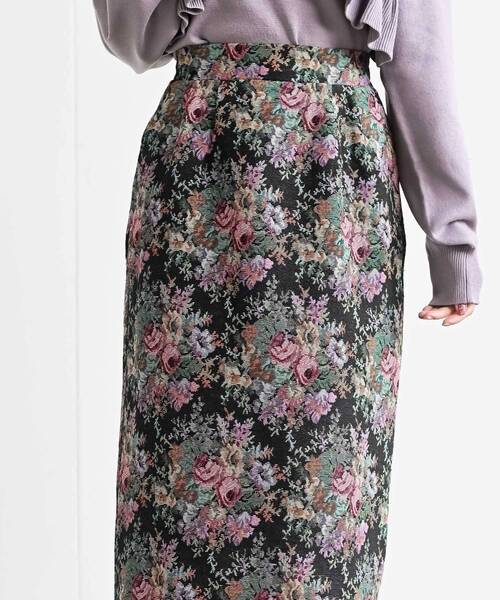 rps（アールピーエス）の「ゴブランタイトスカート（スカート・レディース・ブラック/ブラウン/アイボリー/ブラック系その他2・フリー）」の18枚目の写真