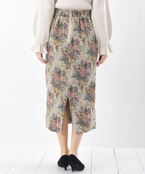 rps（アールピーエス）の「ゴブランタイトスカート（スカート・レディース・ブラック/ブラウン/アイボリー/ブラック系その他2・フリー）」の5枚目の写真