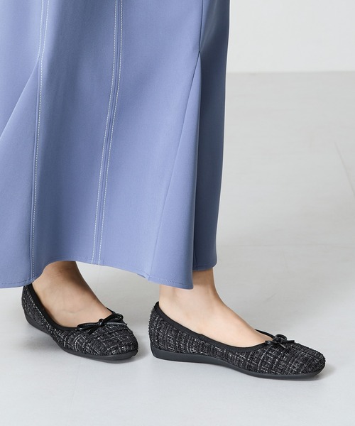 31 Sons de mode（トランテアン　ソン　ドゥ　モード）の「スクエアトゥバレエシューズ/R-4009（バレエシューズ・レディース・ブラック/グレー/ブルー/レッド/ゴールド・33/35/36/37/38/39/40/41/42/43/34）」の14枚目の写真