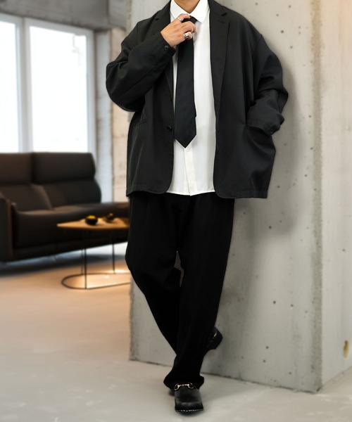 Burner(バーナー)の「【GROOVY STORE】バルーン袖ルーズレギュラーカラーシャツ(シャツ/ブラウス・メンズ・ブラック/オフホワイト/スミクロ/ダークブラウン系/バーガンディー・M/L)」の10枚目の写真