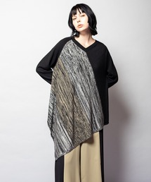 OSMOSIS | アシンメトリーニットプルオーバー(ニット/セーター)