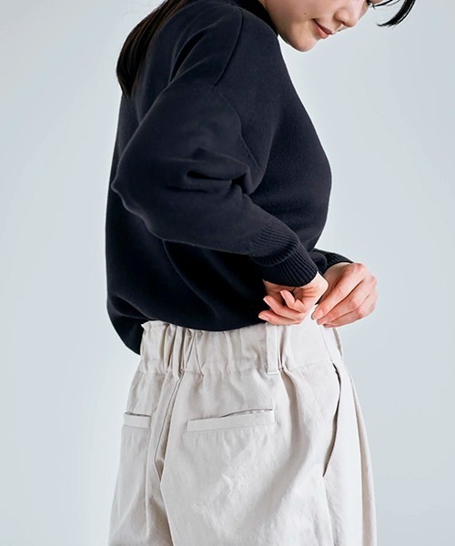 HAU(ハウ)の「パンツ "cotton wool chino"(その他パンツ・レディース・アイボリー/ブラック・SMALL/MEDIUM)」の13枚目の写真