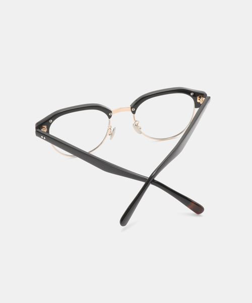 BLANC..（ブラン）の「BLANC.. B0046：メガネ（メガネ・レディース・ブラック/キャメル・FREE）」の3枚目の写真