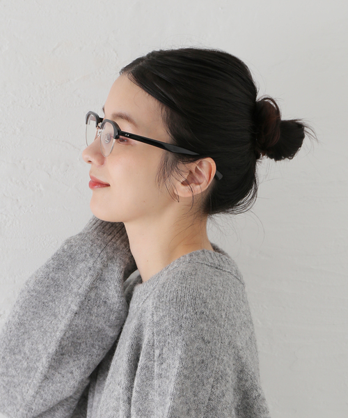 BLANC..（ブラン）の「BLANC.. B0046：メガネ（メガネ・レディース・ブラック/キャメル・FREE）」の9枚目の写真