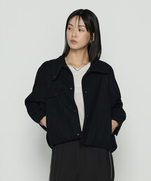 Gabardine K.T | やわらかメルトン スタンドカラーブルゾン(ブルゾン)