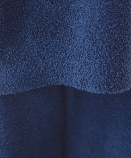 DAY CLOSET（デイ クローゼット）の「【セットアップ/静電気防止/保温性・吸湿性・通気性あり】長袖リボンシャギーニット異素材MIXトップス+ロングパンツ ルームウェア上下2点セット レディース（ルームウェア/パジャマ・レディース・オフホワイト/ブルー・FREE）」の12枚目の写真