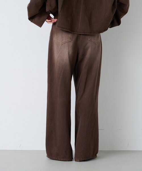 Kastane（カスタネ）の「【セットアップ対応/2サイズ展開/低身長サイズ】ビジュー付きデニムパンツ（デニムパンツ・レディース・ブラウン/ブラック/インディゴブルー・0/1）」の15枚目の写真