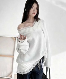 ニット/セーター（ホワイト/白色系・レース）ファッション通販 - ZOZOTOWN