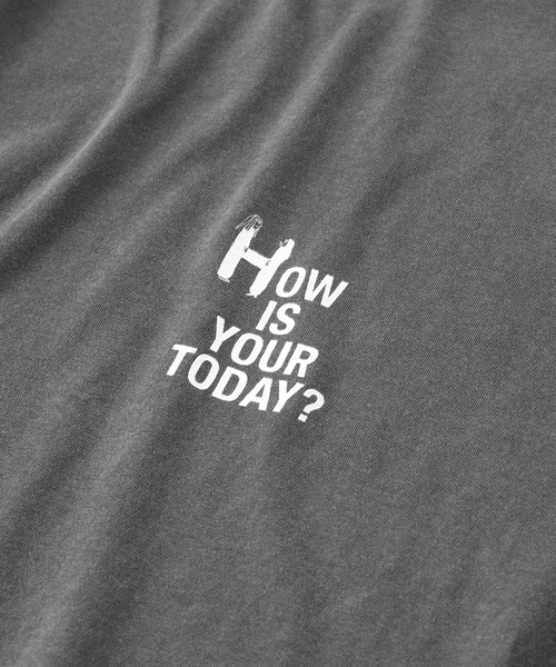 TODAY edition(トゥデイエディション)の「TODAY edition / トゥデイエディション NEW YORK LS TEE(Tシャツ/カットソー・メンズ・ホワイト/チャコールグレー・MEDIUM/LARGE)」の5枚目の写真
