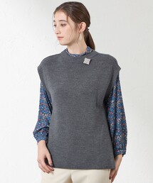 AMACA（アマカ）の「チュニックニットベスト（ベスト）」