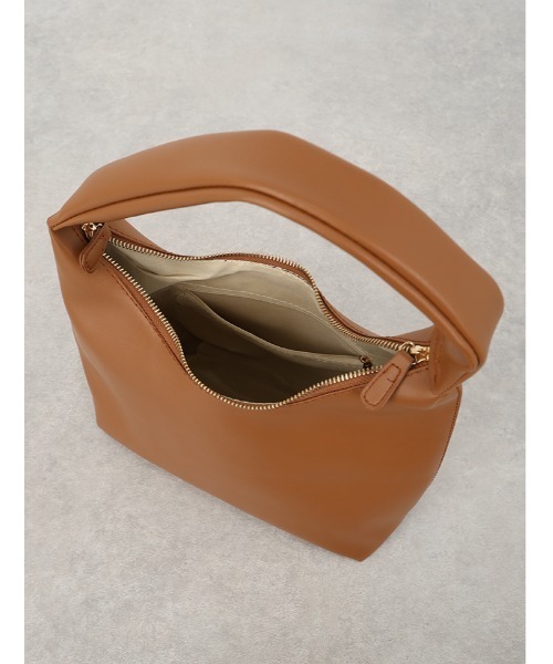 Edit Sheen（エディットシーン）の「ソフトタッチホーボーバッグ（ショルダーバッグ・レディース・キャメル/ベージュ/ブラック・FREE）」の7枚目の写真