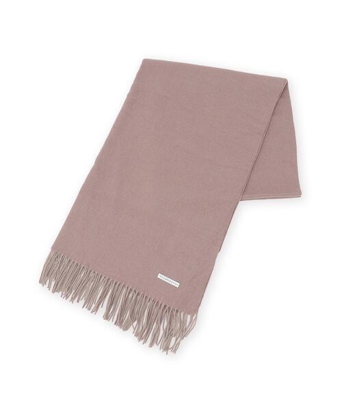 WILLSELECTION（ウィルセレクション）の「フリンジストール（マフラー・レディース・オフホワイト/ベージュ/ピンク/ボルドー・FREE）」の3枚目の写真