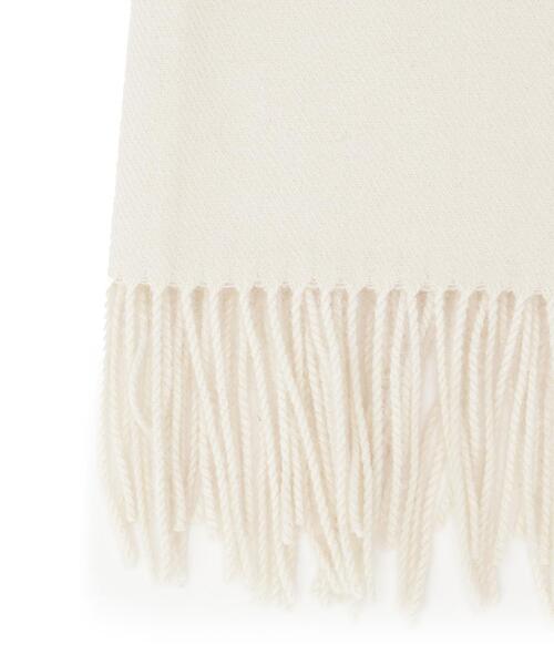 WILLSELECTION（ウィルセレクション）の「フリンジストール（マフラー・レディース・オフホワイト/ベージュ/ピンク/ボルドー・FREE）」の5枚目の写真