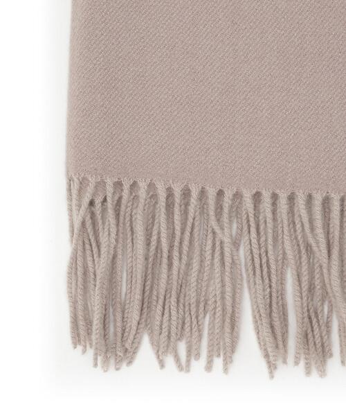 WILLSELECTION（ウィルセレクション）の「フリンジストール（マフラー・レディース・オフホワイト/ベージュ/ピンク/ボルドー・FREE）」の8枚目の写真