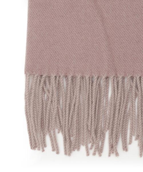 WILLSELECTION（ウィルセレクション）の「フリンジストール（マフラー・レディース・オフホワイト/ベージュ/ピンク/ボルドー・FREE）」の11枚目の写真