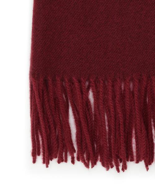 WILLSELECTION（ウィルセレクション）の「フリンジストール（マフラー・レディース・オフホワイト/ベージュ/ピンク/ボルドー・FREE）」の14枚目の写真