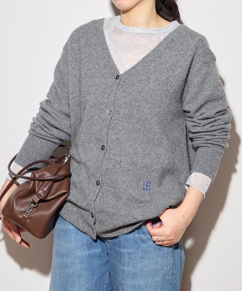 ラクーンMIX Vネックカーディガン（カーディガン/ボレロ）｜journal